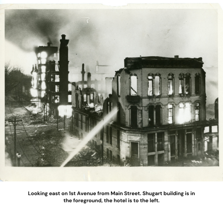Photograph of Grand Hotel Fire