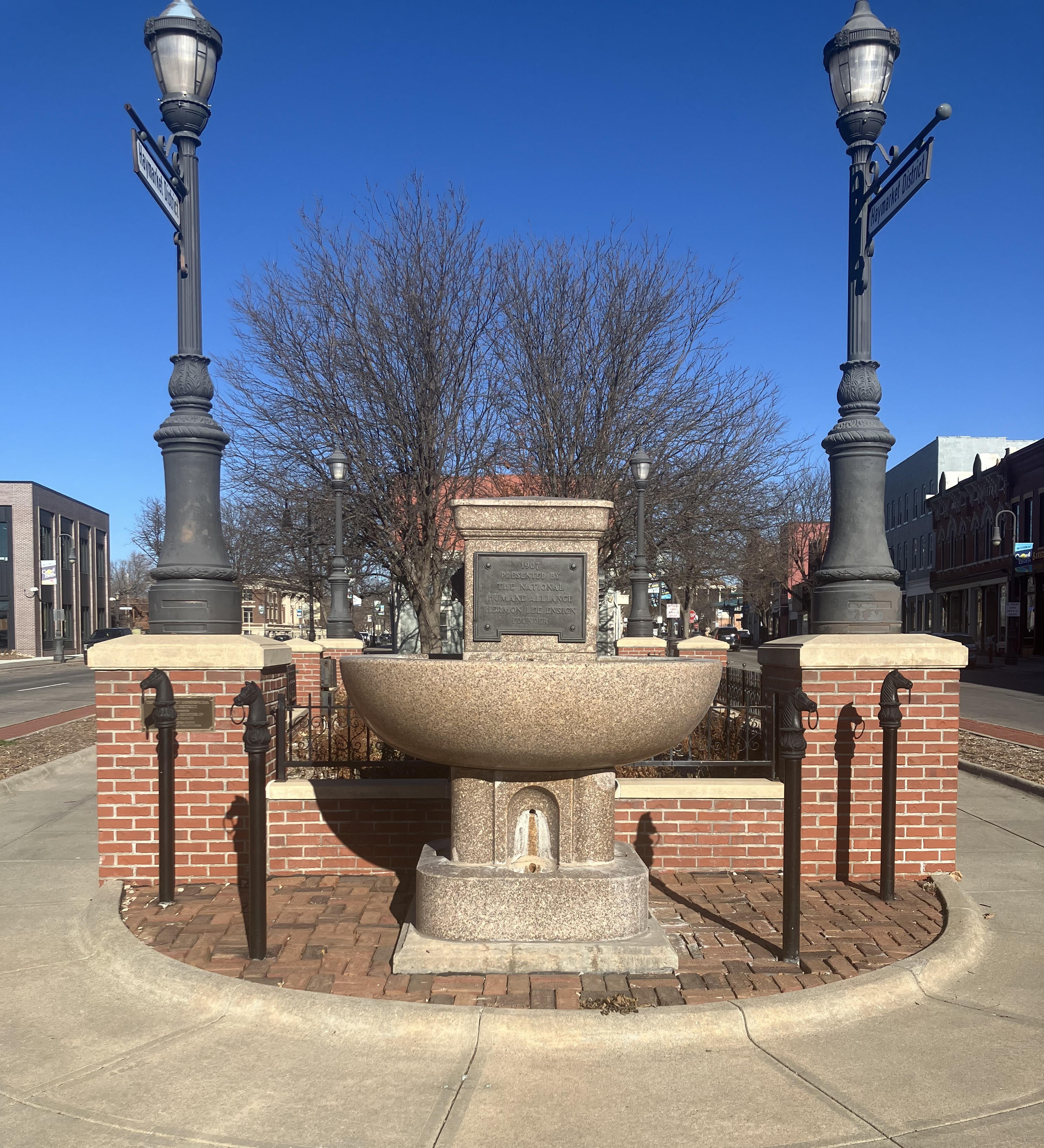 water trough present day