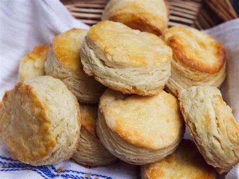 bunch of biscuits overlapping