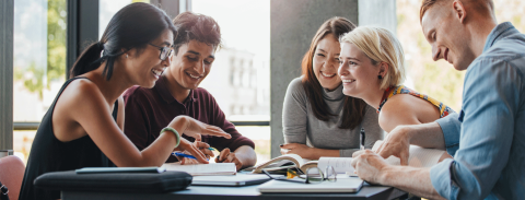 teens in a writing jam