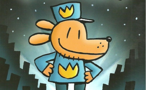 Dog Man book character.