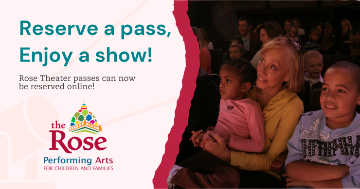 Reservse a pass, enjoy a show. Rose theater passes can now be reserved online!