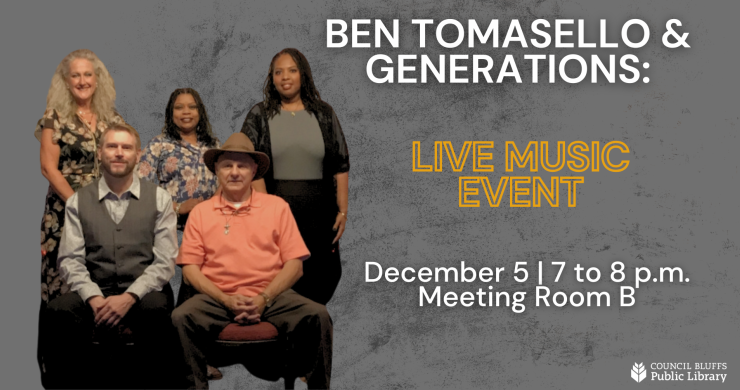 Ben Tomasello & Generations: Live Music Event